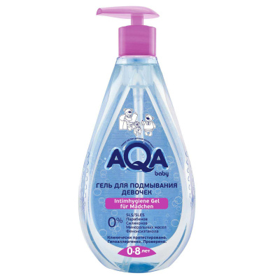 Гель для подмывания девочек 400 мл AQA baby 02011506